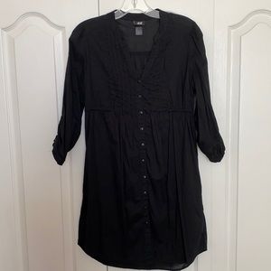 H&M Black Empire Waist Tunic